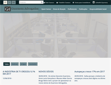 Tablet Screenshot of guarnera.com.br